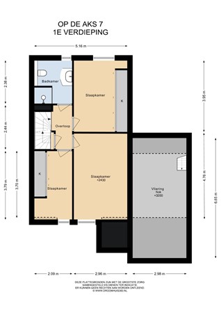Floorplan - Op de Aks 7, 6191 NJ Beek